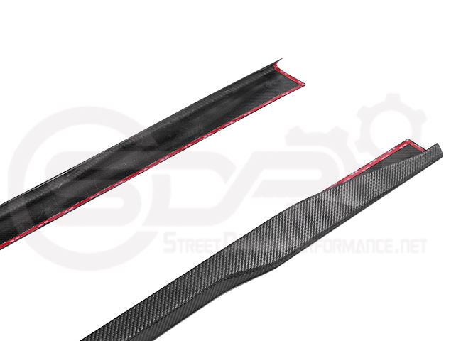 2024-Up Ford Mustang S650 | SDP Performance CARBON FIBER Side Skirts Extension Rocker Panels Ground Effects
