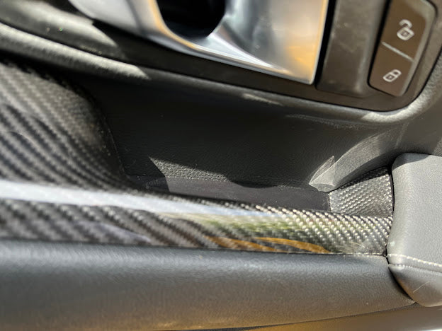 2020-Up Toyota GR Supra A90 | Factory Style DRY CARBON FIBER Side Door Window Switch Panel Cover