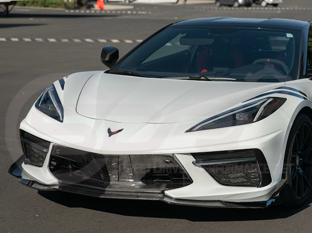 2020+ CORVETTE C8 STINGRAY & Z51 | Z06 Z07 PERFORMANCE FRONT LIP SPLITTER & CANARDS GROUND EFFECTS