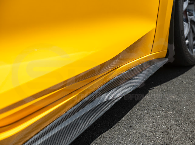 2023-UP CHEVROLET CORVETTE C8 Z06 & E-RAY | SDP PERFORMANCE TRACK STYLE CARBON FIBER SIDE SKIRTS ROCKER PANEL GROUND EFFECTS