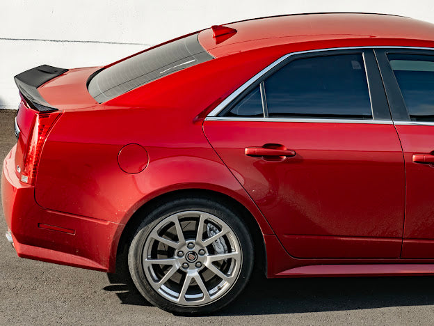2009-15 CADILLAC CTS-V V2 SEDAN | CARBON FIBER TRUNK LID SPOILER / WING