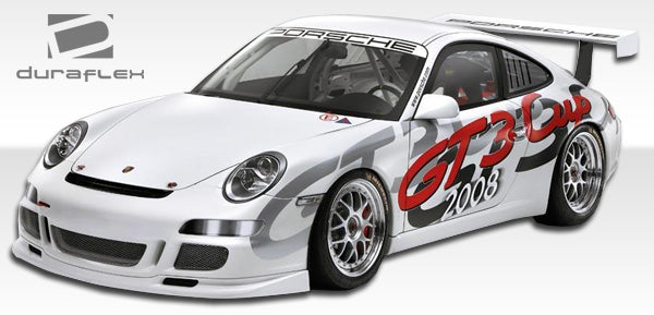 2005-2011 Porsche 911 Carrera 997 Duraflex Cup Car Look Front Bumper Cover - 3 Piece