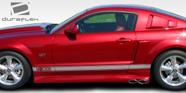 2005-2009 Ford Mustang Duraflex CVX Side Scoop - 2 Piece