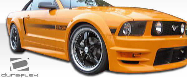 2005-2014 Ford Mustang Duraflex GT500 Wide Body Side Skirts Rocker Panels - 2 Piece