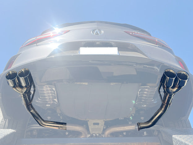 2021-PRESENT ACURA TLX MUFFLER DELETE AXLE BACK QUAD TIPS EXHAUST