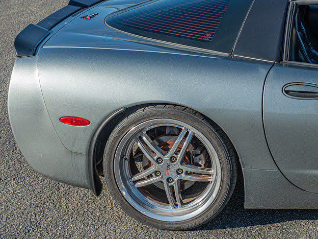 1997-2004 CHEVROLET CORVETTE C5 FRONT AND REAR EXTENDED SPLASH GUARDS / MUD FLAPS