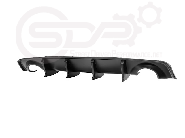 2020-UP DODGE CHARGER WIDEBODY | SRT PERFORMANCE TRACK STYLE REAR BUMPER DIFFUSER