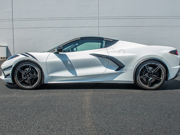 2020+ CORVETTE C8 CARBON FIBER SIDE CANARDS DIVE PLANE (PAIR)