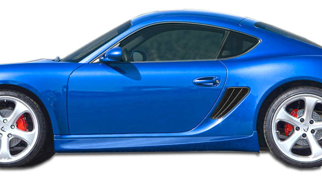 2006-2012 Porsche Cayman 2005-2012 Porsche Boxster Eros Version 1 Side Skirts Rocker Panels - 2 Piece (S)