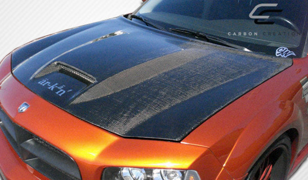 2006-2010 Dodge Charger Carbon Creations SRT Look Hood - 1 Piece