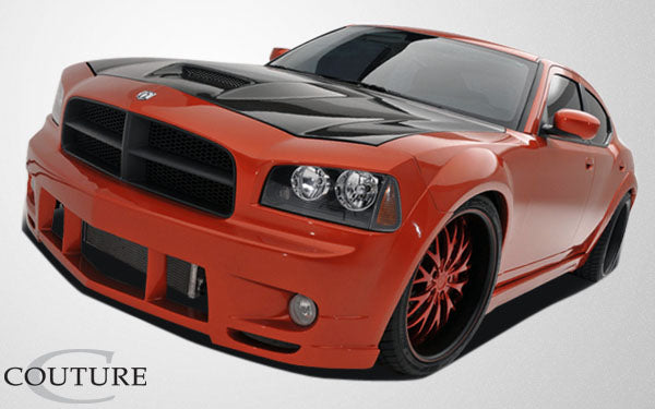2006-2010 Dodge Charger Couture Polyurethane Luxe Wide Body Front Fender Flares - 2 Piece
