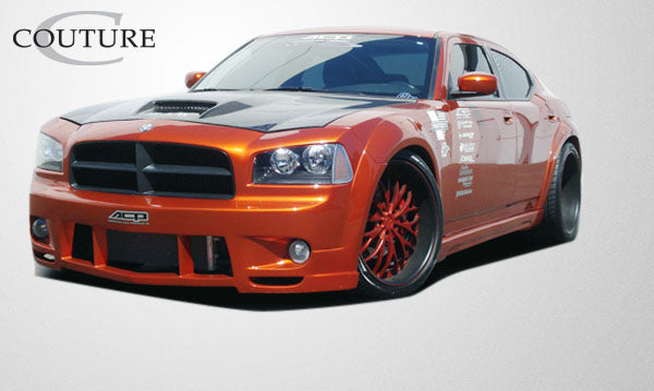 2006-2010 Dodge Charger Couture Polyurethane Luxe Wide Body Front Bumper Cover - 1 Piece