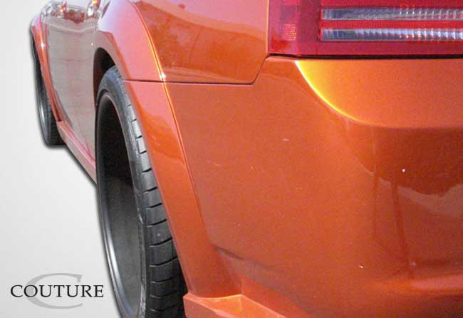 2006-2010 Dodge Charger Couture Polyurethane Luxe Wide Body Rear Fender Flares - 2 Piece