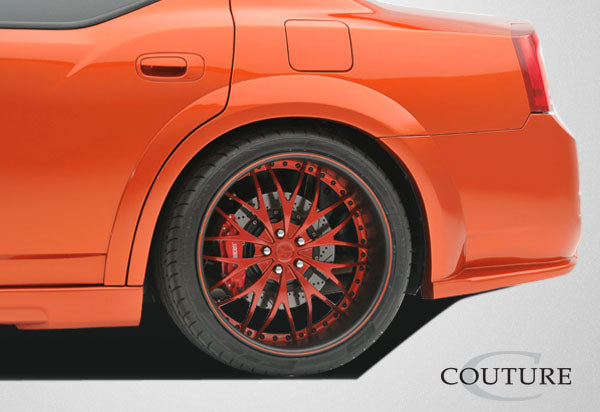 2006-2010 Dodge Charger Couture Polyurethane Luxe Wide Body Rear Fender Flares - 2 Piece