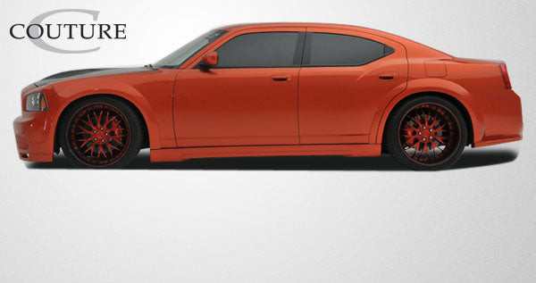 2006-2010 Dodge Charger Couture Polyurethane Luxe Wide Body Side Skirts Rocker Panels - 2 Piece