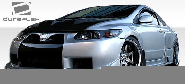 2006-2011 Honda Civic 2DR Duraflex GT500 Wide Body Front Bumper Cover - 1 Piece