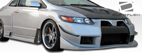 2006-2011 Honda Civic 2DR Duraflex GT500 Wide Body Front Fenders - 2 Piece