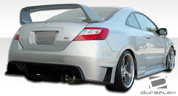 2006-2011 Honda Civic 2DR Duraflex GT500 Wide Body Rear Fender Flares - 2 Piece