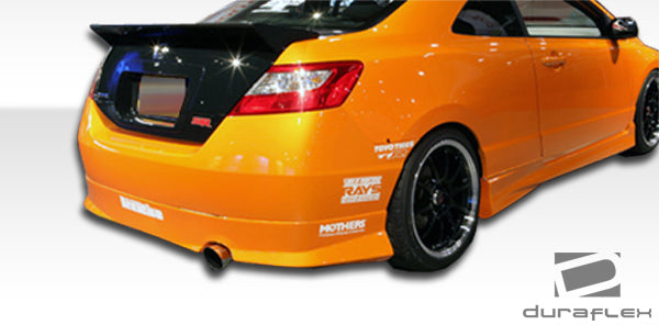 2006-2011 Honda Civic 2DR Duraflex Type M Rear Lip Under Spoiler Air Dam - 1 Piece