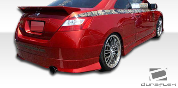 2006-2011 Honda Civic 2DR Duraflex Type M Rear Lip Under Spoiler Air Dam - 1 Piece
