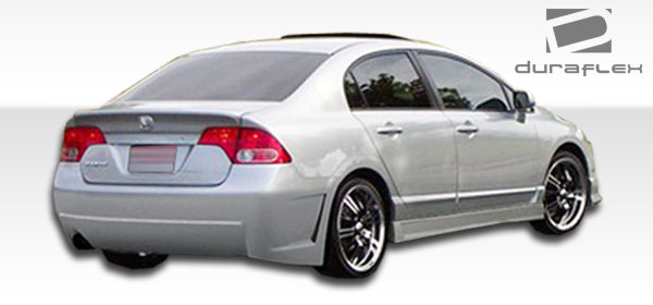 2006-2011 Honda Civic 4DR Duraflex B-2 Rear Bumper Cover - 1 Piece