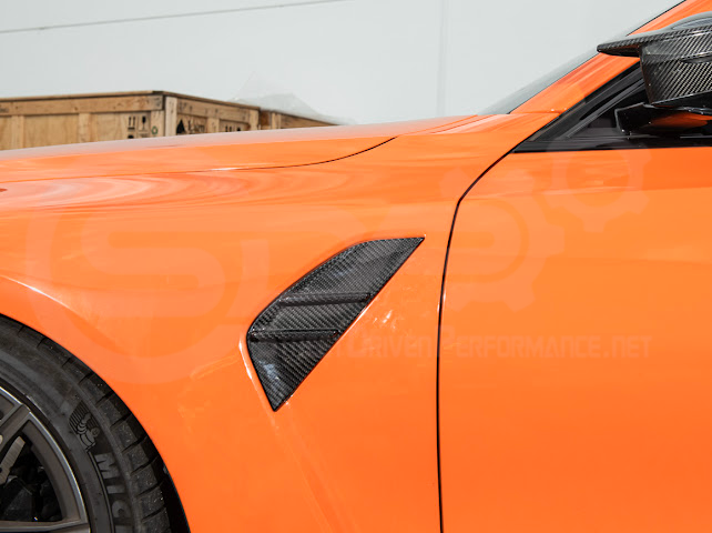 2021-UP BMW G80 M3 | FACTORY REPLACEMENT CARBON FIBER SIDE FENDER VENT COVERS REPLACEMENT PAIR