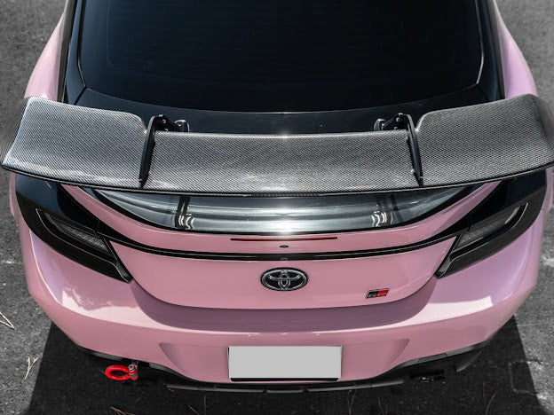 2022-Up Toyota GR86 & Subaru BRZ | Performance Swan Neck Style Carbon Fiber Rear High Wing Spoiler