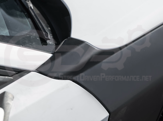 2018-2023 Ford Mustang S550 | GTD Style Primed Black Front Side Vented Fenders