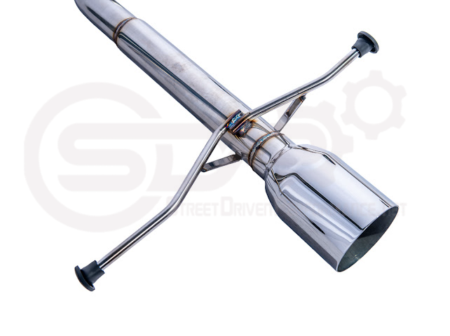 2019-PRESENT SUBARU ASCENT | MUFFLER DELETE AXLE BACK EXHAUST (CHROME OR BURNT BLUE TIPS)