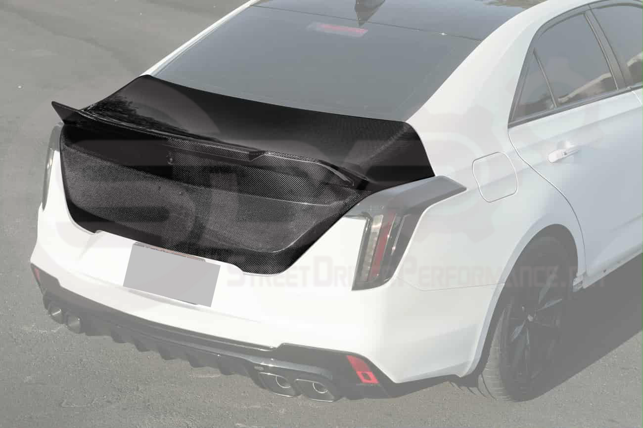 2020-UP CADILLAC CT4, CT4 V, AND CT4-V BLACKWING | BLACKWING STYLE REAR TRUNK LID WITH INTEGRATED SPOILER