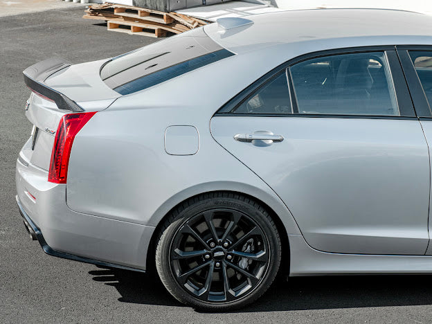 2016 - 2019 Cadillac ATS-V Sedan | Carbon Fiber SDP Style Rear Trunk Lid Spoiler Wing