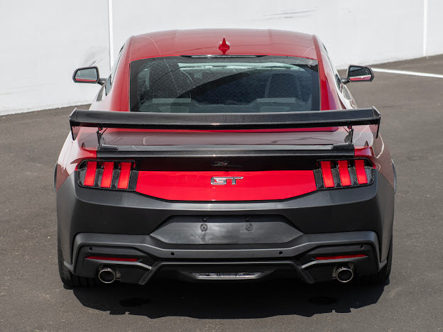 2024-Up Ford Mustang S650 | Factory Style PRIMED BLACK Rear Bumper Cover Replacement