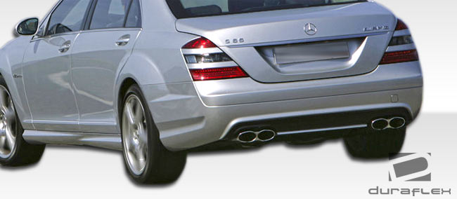 2007-2009 Mercedes S Class W221 Duraflex S65 Look Rear Bumper Cover - 1 Piece