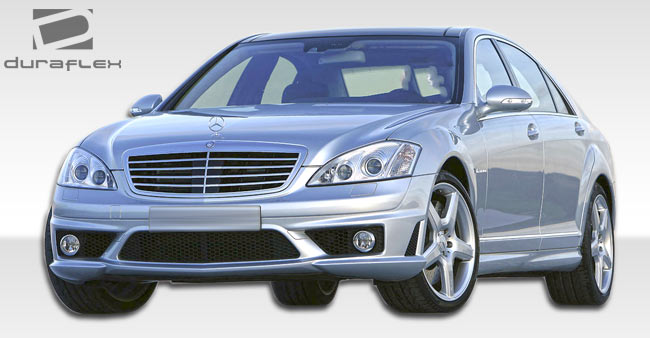 2007-2013 Mercedes S Class W221 Duraflex S65 Look Side Skirts Rocker Panels - 2 Piece