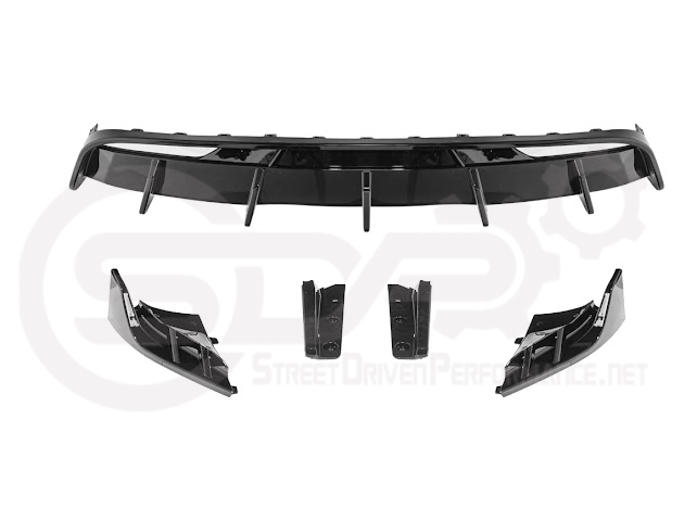 2024-UP TESLA MODEL 3 REAR BUMPER DIFFUSER