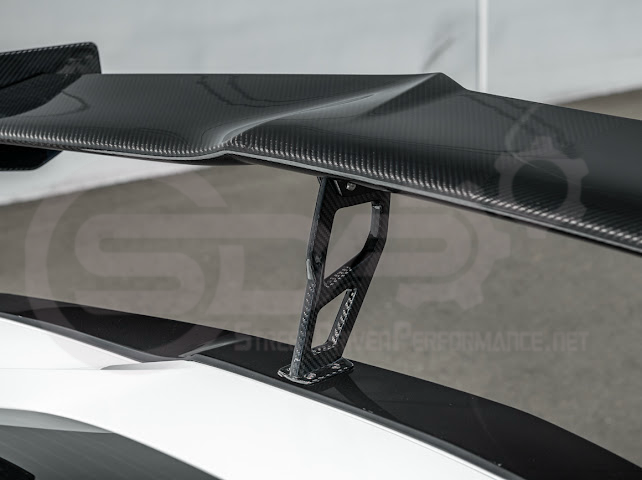 2014-2019 CHEVROLET CORVETTE C7  | EXTENDED REAR HIGH SPOILER WITH WING RISER