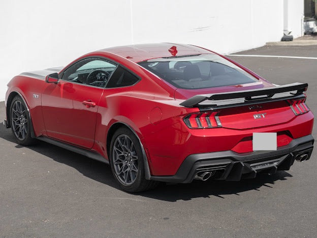 2024-Up Ford Mustang S650 | GT Style Rear Trunk Wing Wickerbill Spoiler