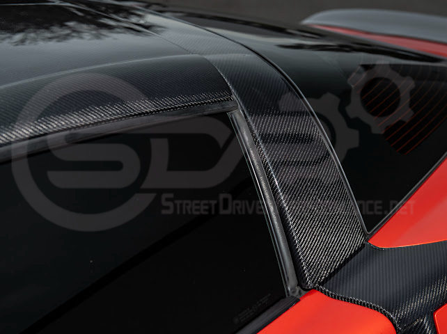 2005-2013 C6 Corvette - Carbon Fiber B-Pillar / Halo Cover