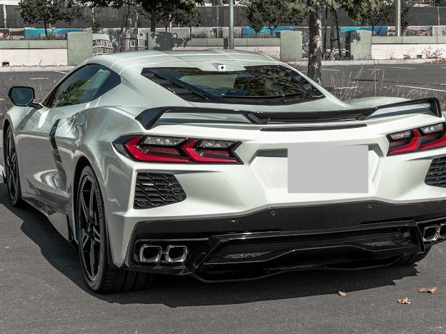 2020+ CHEVROLET CORVETTE C8 STINGRAY & Z51 | WICKERBILL REAR TRUNK SPOILER WING