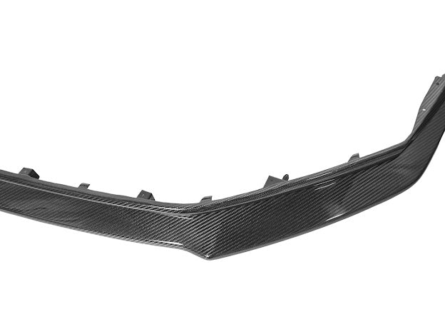 2024-Up Ford Mustang S650 | Dark Horse Factory Style CARBON FIBER Front Bumper Lip Splitter Ground Effects