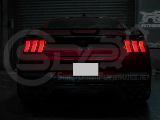 2024-Up Ford Mustang S650 | EURO Style Sequential Signal LED Clear Lenses Rear Taillights Pair