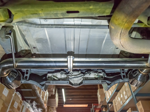 2013-2021 SCION FRS, SUBARU BRZ, TOYOTA 86 | MUFFLER DELETE AXLE BACK DUAL EXHAUST (CHROME TIPS OR BURNT BLUE TIPS)