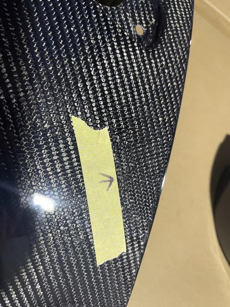 *BLEMISHED- DISCOUNTED* 05-13 Corvette C6 ZR1 Style Carbon Fiber Rear Side Wide Body Fenders Pair