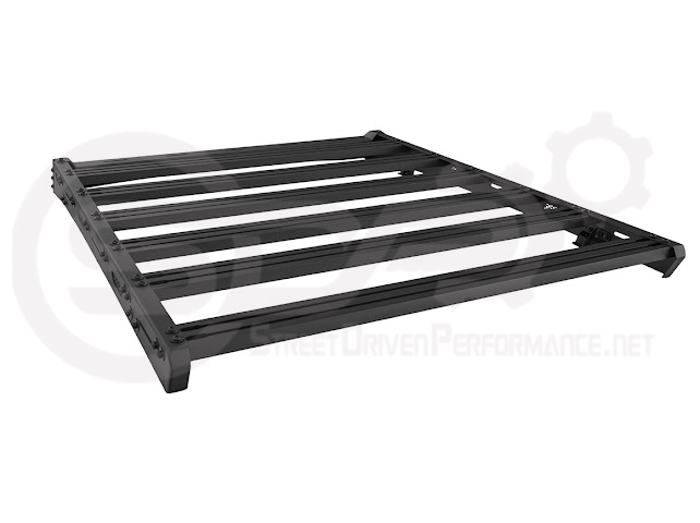 2016-2023 Toyota Tacoma | Extreme Off-Road Version 2 Carbon Steel Black Top Roof Rack Cargo Luggage Carrier