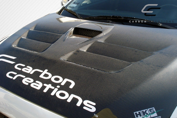 2008-2017 Mitsubishi Lancer / Lancer Evolution 10 Lancer Carbon Creations Dritech GT Concept Hood - 1 Piece
