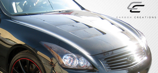 2008-2015 Infiniti G Coupe G37 Q60 Carbon Creations GT Concept Hood - 1 Piece