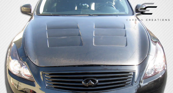 2008-2015 Infiniti G Coupe G37 Q60 Carbon Creations GT Concept Hood - 1 Piece