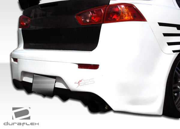 2008-2017 Mitsubishi Lancer Duraflex GT Concept Rear Bumper Cover - 1 Piece