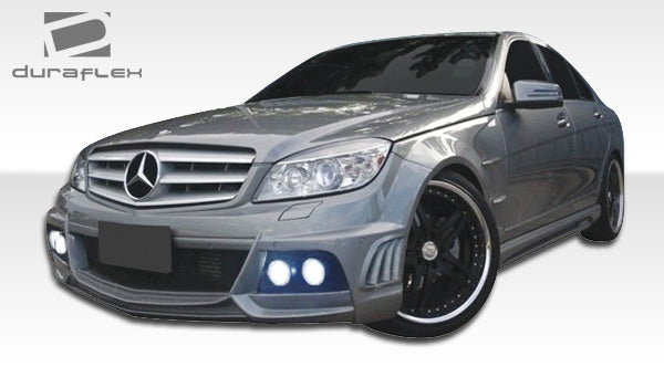 2008-2014 Mercedes C Class W204 Duraflex W-1 Side Skirts Rocker Panels - 2 Piece