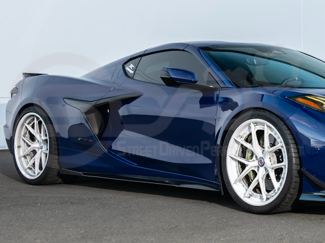 2023-UP CHEVROLET CORVETTE C8 Z06 & E-RAY | SDP PERFORMANCE TRACK STYLE SIDE SKIRTS ROCKER PANEL GROUND EFFECTS